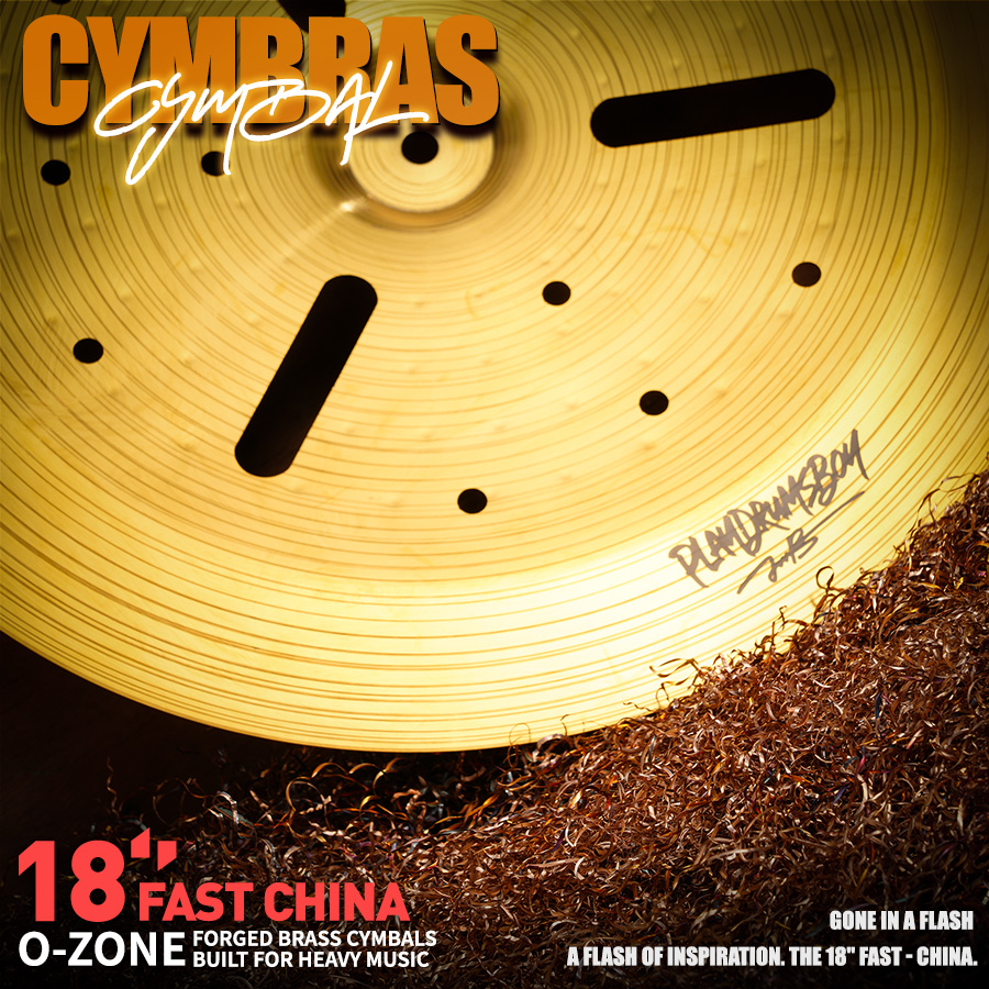 Cymbal Hi Hat - مجموعة صنوج برونزية PD Mc100 مقاس