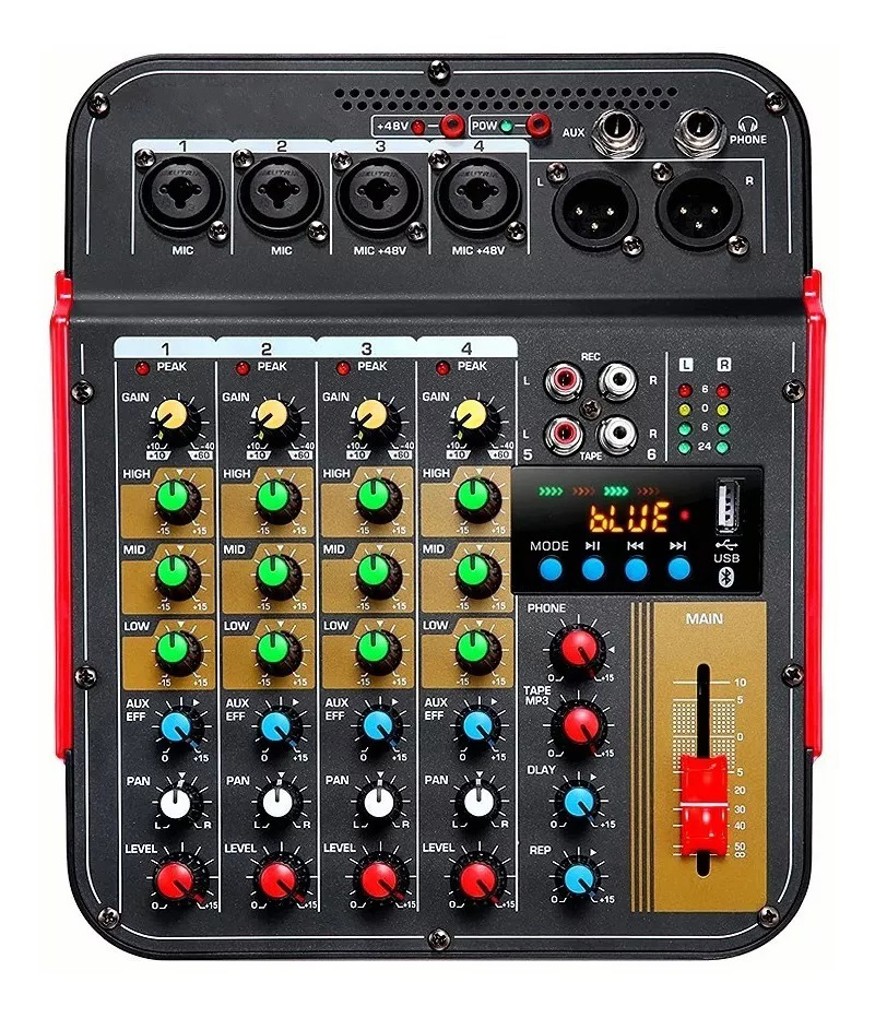 خلاط صوت مع بلوتوث و ريفير ، 4 - مراجعة Audio Music Recorder وسعره