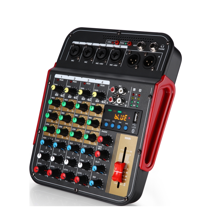 خلاط صوت مع بلوتوث و ريفير ، 4 - مراجعة Audio Music Recorder وسعره