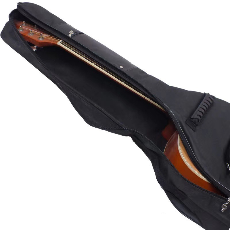 1 قطعة أسود مقاوم للماء مزدوجة - مراجعة Case Guitar Gig Bag وسعره