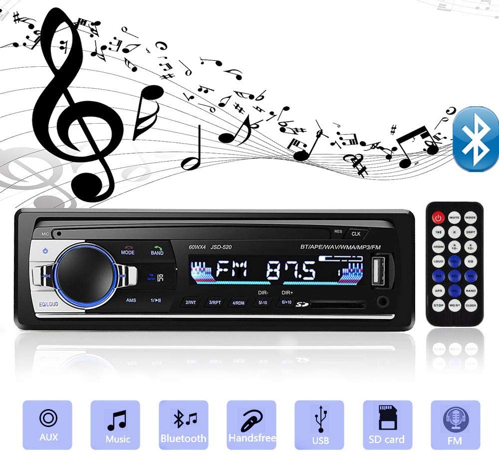 مشغل MP3 بلوتوث للسيارة ، مسجل - مراجعة Audio Music Recorder وسعره