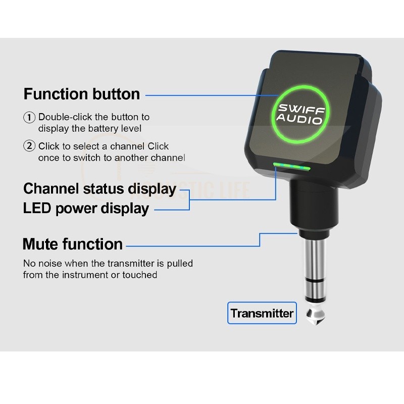 SWIFF الصوت WX503 الغيتار نظام - مراجعة Audio & Music Xbox وسعره