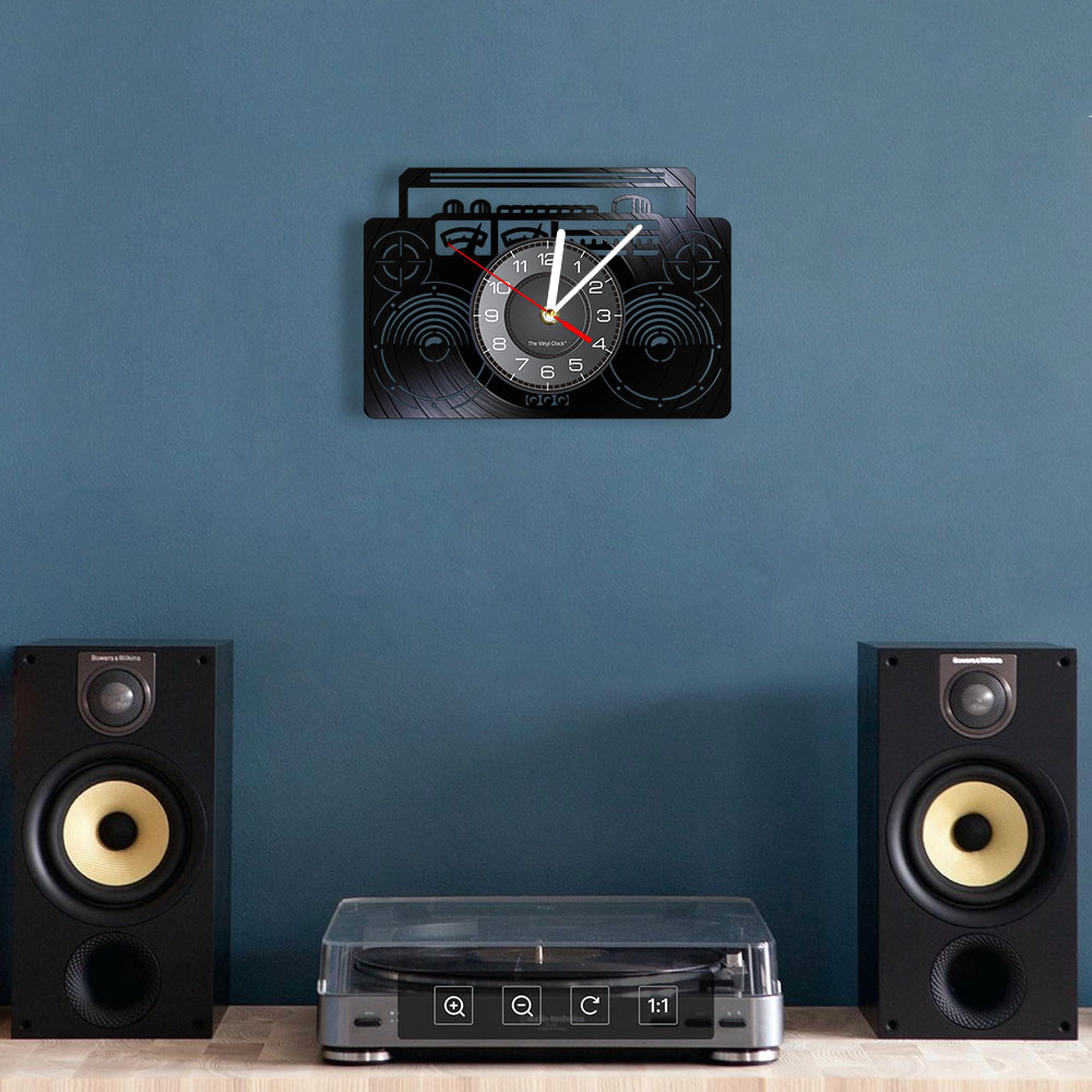 Boombox راديو الفينيل LP سجل س - مراجعة Audio Music Separate وسعره