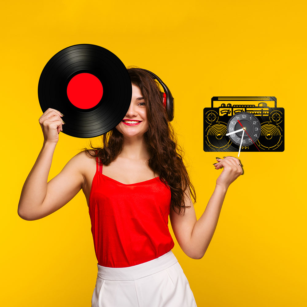 Boombox راديو الفينيل LP سجل س - مراجعة Audio Music Separate وسعره