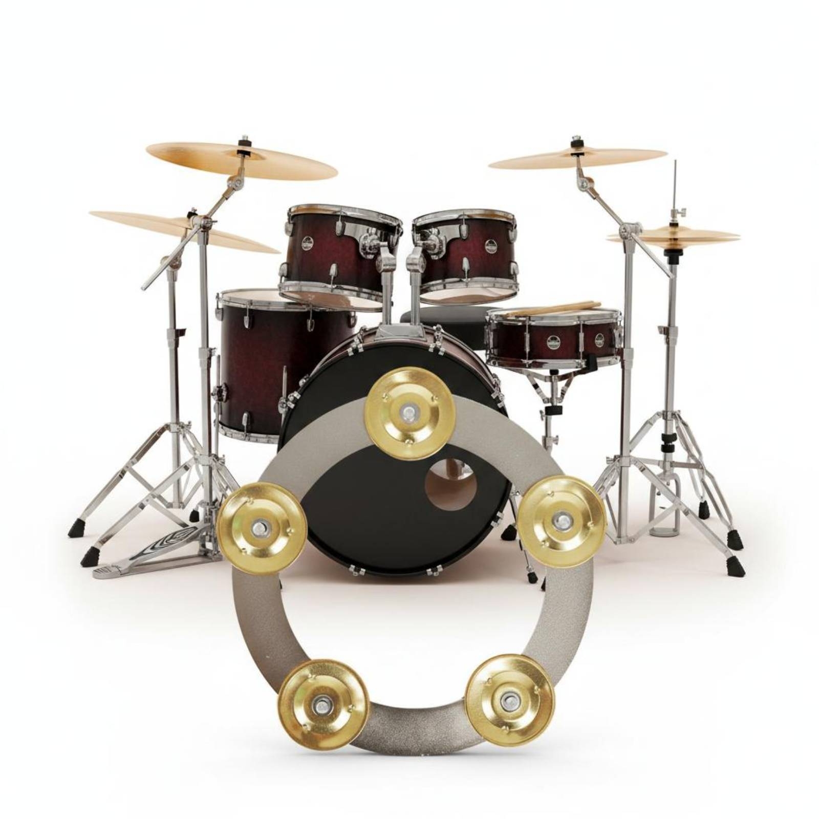 حزام صنج من الفولاذ المقاوم لل - مراجعة Cymbal Hi Hat وسعره