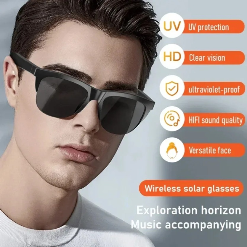 نظارات شمسية ذكية لاسلكية بتقن - مراجعة Audio Music Hifi وسعره