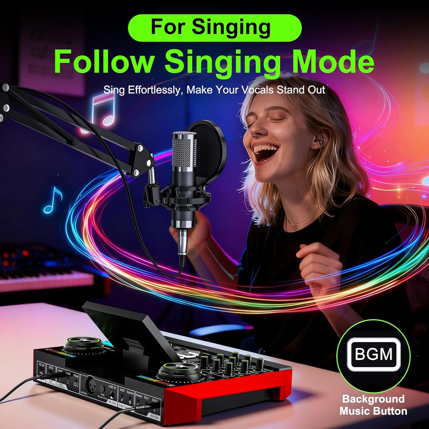 Tenlamp G10 واجهة صوتية للبث ا - مراجعة Audio Music Recorder وسعره