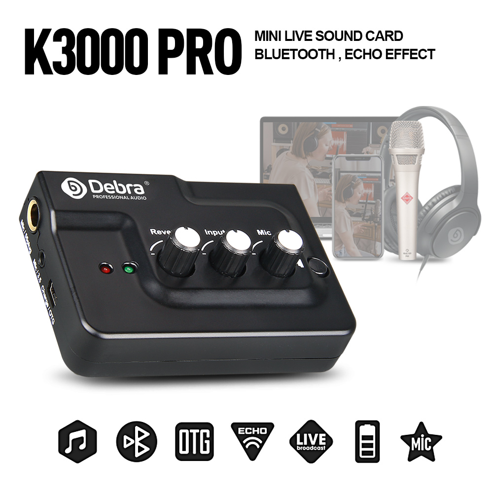 K3000 برو بطاقة الصوت الموجهة  - مراجعة Audio Music Recorder وسعره