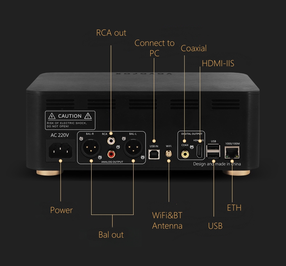 مشغل موسيقى VOVOFOX-HiFi AP05S - مراجعة Audio Music Hifi وسعره